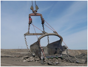 Dragline Bucket Rigging